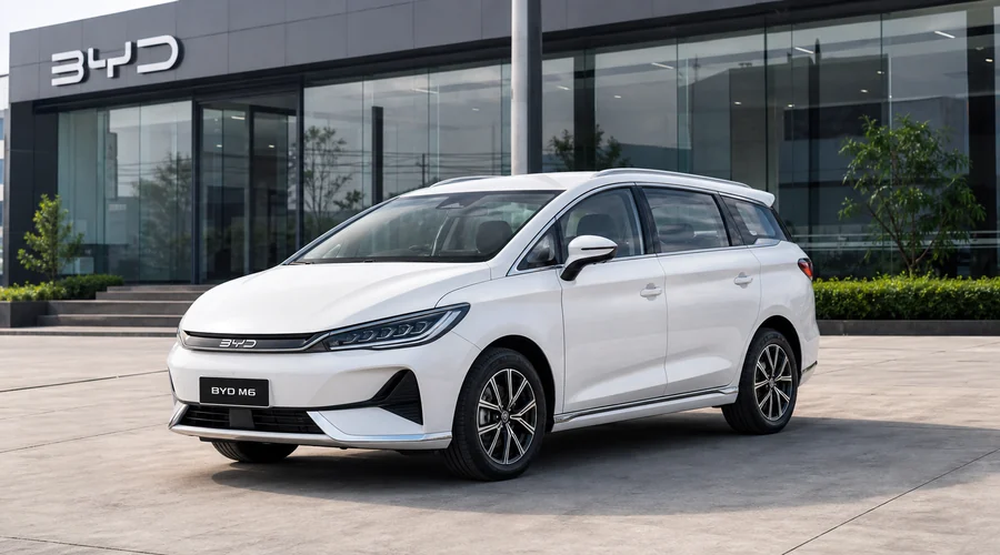 BYD M6 2026 MPV ไฟฟ้า มุมหน้า