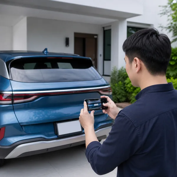 ขั้นที่ 1 ส่งรุ่นรถและปีจดทะเบียนเพื่อขอเบี้ยประกัน BYD